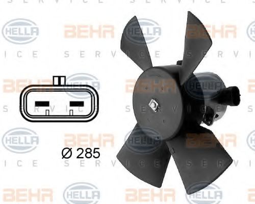 HELLA 8EW 009 158-701 Вентилятор, охлаждение двигателя для OPEL CORSA A (Опель Cорса а) HELLA 8EW 009 158-701 Вентилятор, охлаждение двигателя для OPEL CORSA A (Опель Cорса а)