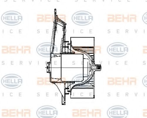 HELLA 8EW 009 159-761 Вентилятор салона для MERCEDESBENZ (Мерседес бенц) HELLA 8EW 009 159-761 Вентилятор салона для MERCEDESBENZ (Мерседес бенц)
