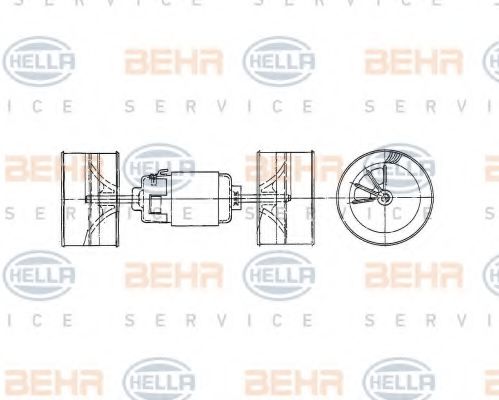 HELLA 8EW 009 160-491 Вентилятор салона для MAN M 90 (Ман М 90) HELLA 8EW 009 160-491 Вентилятор салона для MAN M 90 (Ман М 90)
