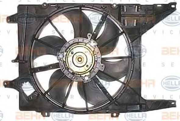 HELLA 8EW 351 032-221 Вентилятор, охлаждение двигателя для DACIA SANDERO (Дача Сандэро) HELLA 8EW 351 032-221 Вентилятор, охлаждение двигателя для DACIA SANDERO (Дача Сандэро)