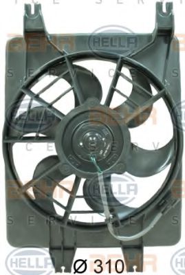 HELLA 8EW 351 034-561 Вентилятор, конденсатор кондиционера для HYUNDAI (Хендай) HELLA 8EW 351 034-561 Вентилятор, конденсатор кондиционера для HYUNDAI (Хендай)