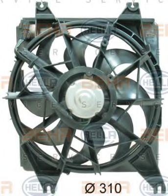 HELLA 8EW 351 034-671 Вентилятор, охлаждение двигателя для HYUNDAI EXCEL (Хендай Эxcэл) HELLA 8EW 351 034-671 Вентилятор, охлаждение двигателя для HYUNDAI EXCEL (Хендай Эxcэл)