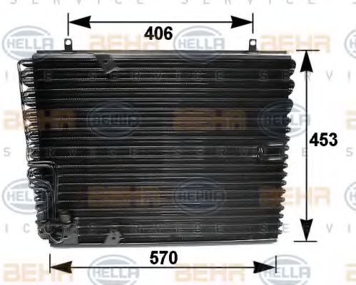 HELLA 8FC 351 035-041 Конденсатор, кондиционер для BMW 7 (Бмв 7) HELLA 8FC 351 035-041 Конденсатор, кондиционер для BMW 7 (Бмв 7)