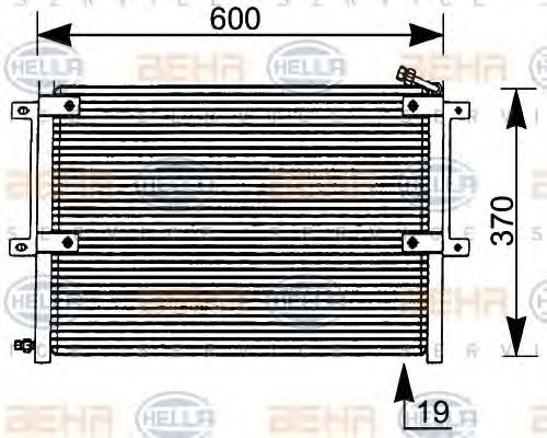 HELLA 8FC 351 036-061 Конденсатор, кондиционер для VOLKSWAGEN POLO (Фольксваген Поло) HELLA 8FC 351 036-061 Конденсатор, кондиционер для VOLKSWAGEN POLO (Фольксваген Поло)