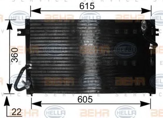 HELLA 8FC 351 036-481 Конденсатор, кондиционер для MITSUBISHI PAJERO/SHOGUN (Митсубиши/митсубиси Пажэро/шогун) HELLA 8FC 351 036-481 Конденсатор, кондиционер для MITSUBISHI PAJERO/SHOGUN (Митсубиши/митсубиси Пажэро/шогун)