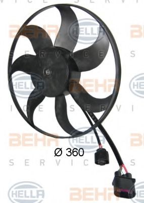 HELLA 8EW 351 039-171 Вентилятор, охлаждение двигателя для VOLKSWAGEN VENTO V (Фольксваген Венто 5) HELLA 8EW 351 039-171 Вентилятор, охлаждение двигателя для VOLKSWAGEN VENTO V (Фольксваген Венто 5)