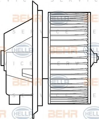 HELLA 8EW 351 039-341 Вентилятор салона для FIAT TEMPRA (Фиат Тэмпра) HELLA 8EW 351 039-341 Вентилятор салона для FIAT TEMPRA (Фиат Тэмпра)