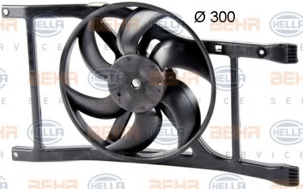 HELLA 8EW 351 042-581 Вентилятор, охлаждение двигателя для FIAT 500 C (Фиат 500 c) HELLA 8EW 351 042-581 Вентилятор, охлаждение двигателя для FIAT 500 C (Фиат 500 c)