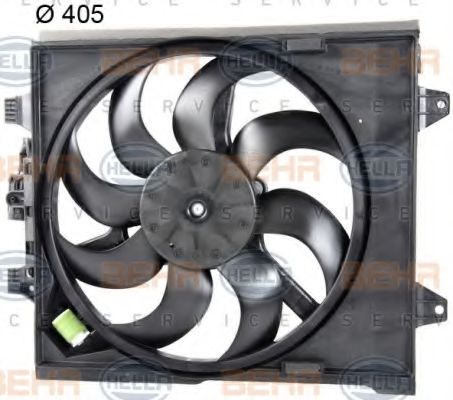 HELLA 8EW 351 042-591 Вентилятор, охлаждение двигателя для FIAT 500 C (Фиат 500 c) HELLA 8EW 351 042-591 Вентилятор, охлаждение двигателя для FIAT 500 C (Фиат 500 c)