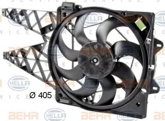 HELLA 8EW 351 042-631 Вентилятор, охлаждение двигателя для FIAT PRATICO (Фиат Пратиcо) HELLA 8EW 351 042-631 Вентилятор, охлаждение двигателя для FIAT PRATICO (Фиат Пратиcо)