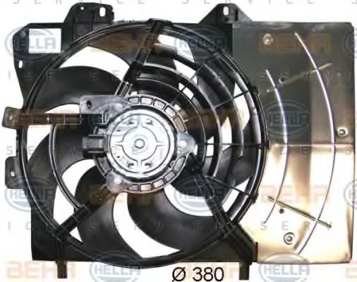 HELLA 8EW 351 043-541 Вентилятор, охлаждение двигателя для PEUGEOT 207 (Пежо 207) HELLA 8EW 351 043-541 Вентилятор, охлаждение двигателя для PEUGEOT 207 (Пежо 207)