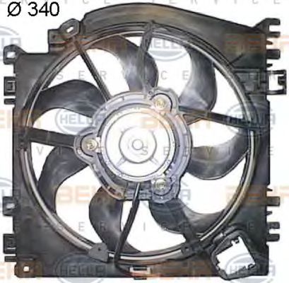 HELLA 8EW 351 043-701 Вентилятор, охлаждение двигателя для NISSAN (Ниссан) HELLA 8EW 351 043-701 Вентилятор, охлаждение двигателя для NISSAN (Ниссан)
