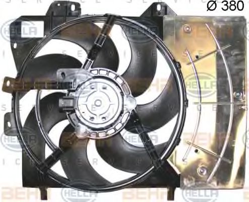 HELLA 8EW 351 044-171 Вентилятор, охлаждение двигателя для PEUGEOT 207 (Пежо 207) HELLA 8EW 351 044-171 Вентилятор, охлаждение двигателя для PEUGEOT 207 (Пежо 207)