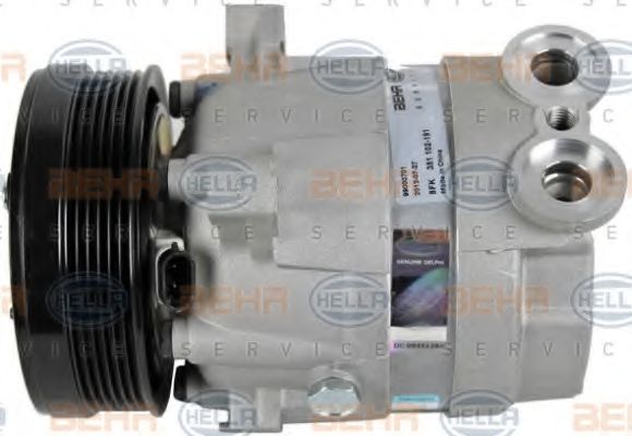 HELLA 8FK 351 102-191 Компрессор, кондиционер для OPEL (Опель) HELLA 8FK 351 102-191 Компрессор, кондиционер для OPEL (Опель)