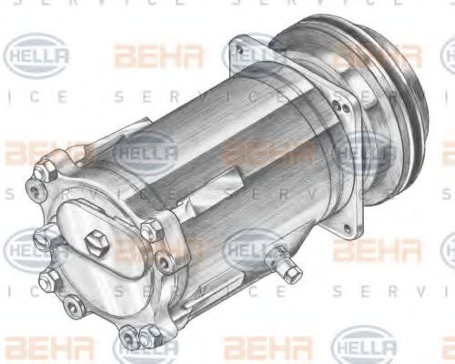 HELLA 8FK 351 108-361 Компрессор, кондиционер для AUDI 100 (Ауди 100) HELLA 8FK 351 108-361 Компрессор, кондиционер для AUDI 100 (Ауди 100)