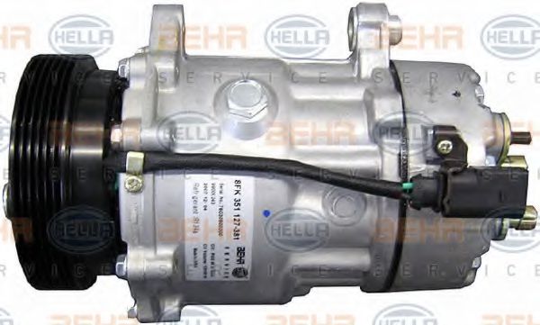 HELLA 8FK 351 127-381 Компрессор, кондиционер для AUDI TT (Ауди Тт) HELLA 8FK 351 127-381 Компрессор, кондиционер для AUDI TT (Ауди Тт)