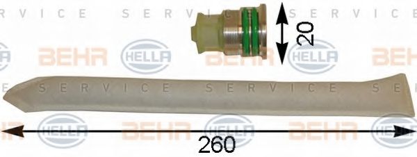 HELLA 8FT 351 193-121 Осушитель, кондиционер для CHEVROLET CAPTIVA (Шевроле Каптива) HELLA 8FT 351 193-121 Осушитель, кондиционер для CHEVROLET CAPTIVA (Шевроле Каптива)