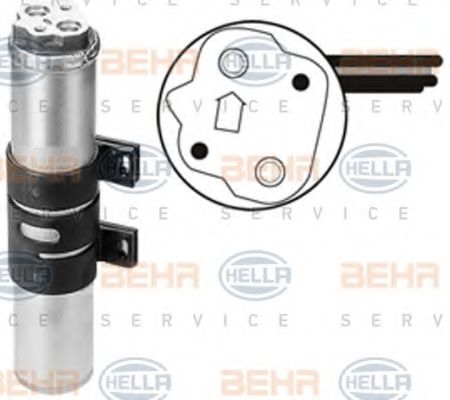 HELLA 8FT 351 197-591 Осушитель, кондиционер для DACIA SANDERO (Дача Сандэро) HELLA 8FT 351 197-591 Осушитель, кондиционер для DACIA SANDERO (Дача Сандэро)