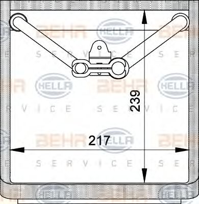 HELLA 8FV 351 210-341 Испаритель, кондиционер для FORD MONDEO (Форд Мондэо) HELLA 8FV 351 210-341 Испаритель, кондиционер для FORD MONDEO (Форд Мондэо)