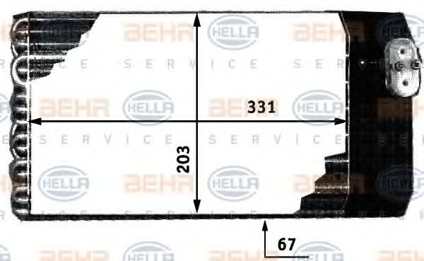 HELLA 8FV 351 210-581 Испаритель, кондиционер для BMW 7 (Бмв 7) HELLA 8FV 351 210-581 Испаритель, кондиционер для BMW 7 (Бмв 7)