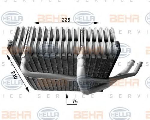 HELLA 8FV 351 210-771 Испаритель, кондиционер для AUDI TT (Ауди Тт) HELLA 8FV 351 210-771 Испаритель, кондиционер для AUDI TT (Ауди Тт)