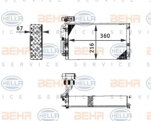 HELLA 8FV 351 211-671 Испаритель, кондиционер для CITROËN JUMPY (CитроËн Джампи) HELLA 8FV 351 211-671 Испаритель, кондиционер для CITROËN JUMPY (CитроËн Джампи)