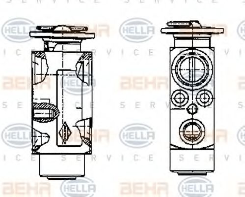 HELLA 8UW 351 234-091 Расширительный клапан, кондиционер для MERCEDES-BENZ MK (Мэрcэдэс-бэнз Мк) HELLA 8UW 351 234-091 Расширительный клапан, кондиционер для MERCEDES-BENZ MK (Мэрcэдэс-бэнз Мк)