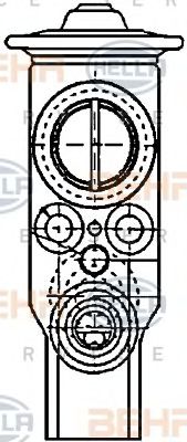 HELLA 8UW 351 234-171 Расширительный клапан, кондиционер для PEUGEOT 307 (Пежо 307) HELLA 8UW 351 234-171 Расширительный клапан, кондиционер для PEUGEOT 307 (Пежо 307)