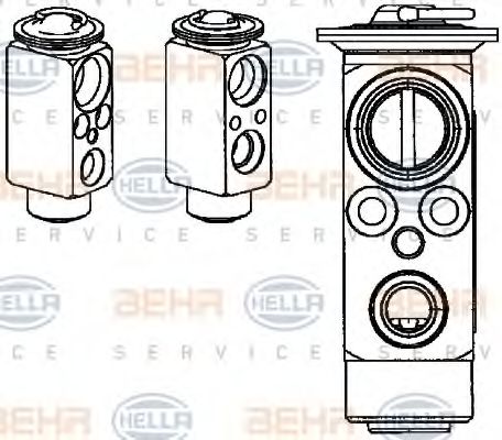 HELLA 8UW 351 234-391 Расширительный клапан, кондиционер для OPEL ZAFIRA B (Опель Зафира б) HELLA 8UW 351 234-391 Расширительный клапан, кондиционер для OPEL ZAFIRA B (Опель Зафира б)