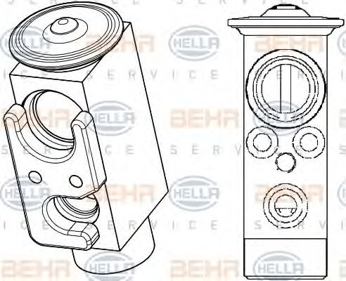 HELLA 8UW 351 234-501 Расширительный клапан, кондиционер для RENAULT-TRUCKS (Рено-труcкс) HELLA 8UW 351 234-501 Расширительный клапан, кондиционер для RENAULT-TRUCKS (Рено-труcкс)