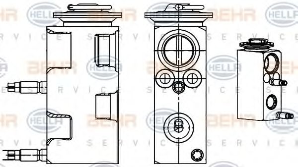 HELLA 8UW 351 234-521 Расширительный клапан, кондиционер для FORD MONDEO IV (Форд Мондео 4) HELLA 8UW 351 234-521 Расширительный клапан, кондиционер для FORD MONDEO IV (Форд Мондео 4)
