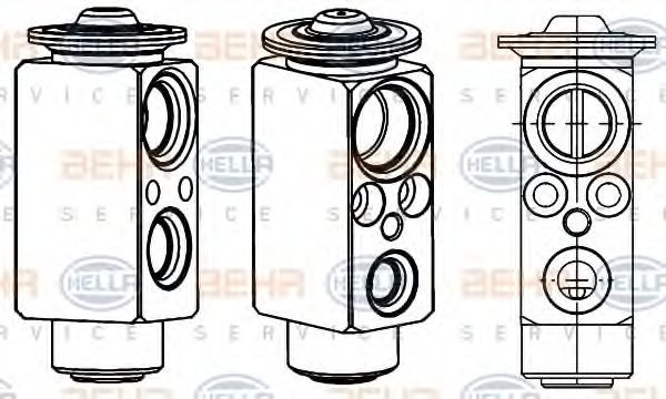 HELLA 8UW 351 234-601 форсунка, расширительный клапан для OPEL ASTRA A (Опель Астра а) HELLA 8UW 351 234-601 форсунка, расширительный клапан для OPEL ASTRA A (Опель Астра а)