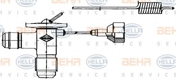 HELLA 8UW 351 235-001 Расширительный клапан, кондиционер 64 51 1 354 379 для BMW (Бмв) HELLA 8UW 351 235-001 Расширительный клапан, кондиционер 64 51 1 354 379 для BMW (Бмв)