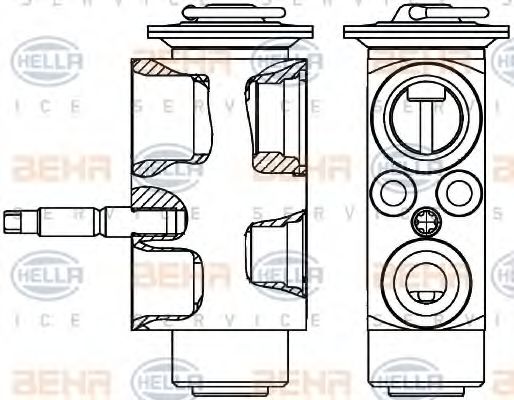 HELLA 8UW 351 239-601 Расширительный клапан, кондиционер для BMW X3 (Бмв Х3) HELLA 8UW 351 239-601 Расширительный клапан, кондиционер для BMW X3 (Бмв Х3)