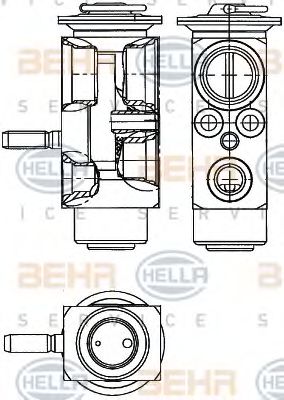 HELLA 8UW 351 239-611 Расширительный клапан, кондиционер для SMART (Смарт) HELLA 8UW 351 239-611 Расширительный клапан, кондиционер для SMART (Смарт)