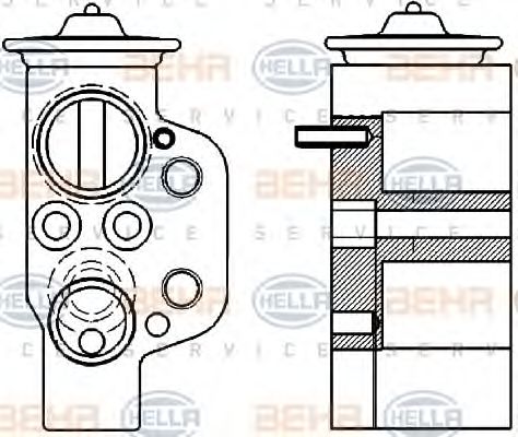 HELLA 8UW 351 239-621 Расширительный клапан, кондиционер для AUDI Q5 (Ауди Кью 5) HELLA 8UW 351 239-621 Расширительный клапан, кондиционер для AUDI Q5 (Ауди Кью 5)