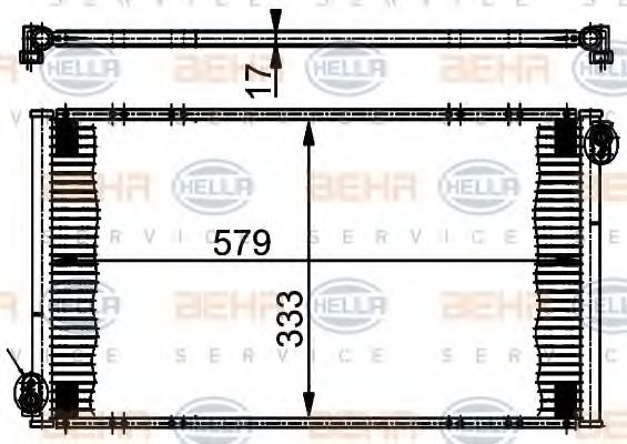 HELLA 8FC 351 302-001 Конденсатор, кондиционер для TOYOTA CELICA (Тойота/тоета Cэлиcа) HELLA 8FC 351 302-001 Конденсатор, кондиционер для TOYOTA CELICA (Тойота/тоета Cэлиcа)