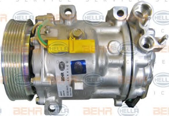 HELLA 8FK 351 316-111 Компрессор, кондиционер для PEUGEOT 407 (Пежо 407) HELLA 8FK 351 316-111 Компрессор, кондиционер для PEUGEOT 407 (Пежо 407)