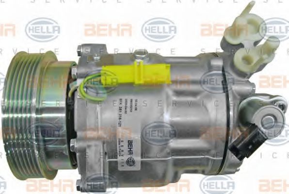 HELLA 8FK 351 316-121 Компрессор, кондиционер для PEUGEOT 407 (Пежо 407) HELLA 8FK 351 316-121 Компрессор, кондиционер для PEUGEOT 407 (Пежо 407)