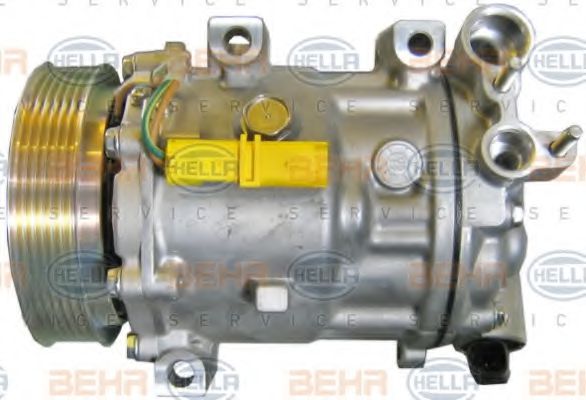HELLA 8FK 351 316-381 Компрессор, кондиционер для PEUGEOT 407 (Пежо 407) HELLA 8FK 351 316-381 Компрессор, кондиционер для PEUGEOT 407 (Пежо 407)