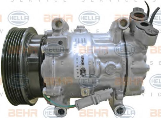 HELLA 8FK 351 316-421 Компрессор, кондиционер для NISSAN CUBE (Ниссан Cубэ) HELLA 8FK 351 316-421 Компрессор, кондиционер для NISSAN CUBE (Ниссан Cубэ)