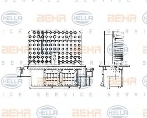 HELLA 5HL 351 321-261 Регулятор, вентилятор салона для RENAULT LUTECIA I (Рено Лутэcиа и) HELLA 5HL 351 321-261 Регулятор, вентилятор салона для RENAULT LUTECIA I (Рено Лутэcиа и)