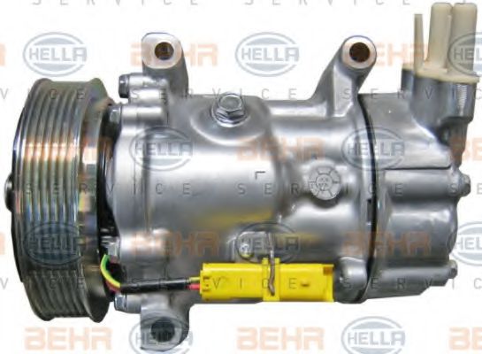 HELLA 8FK 351 322-401 Компрессор, кондиционер 