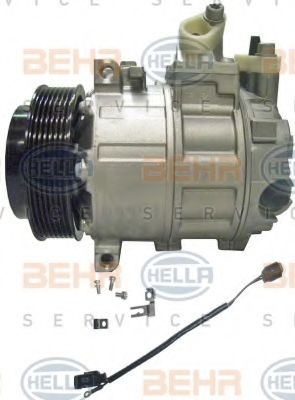 HELLA 8FK 351 322-421 Компрессор, кондиционер 