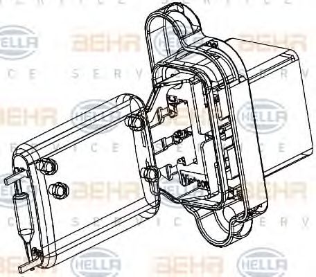 HELLA 9ML 351 332-361 Сопротивление, вентилятор салона для FORD FUSION (Форд Фьюжн) HELLA 9ML 351 332-361 Сопротивление, вентилятор салона для FORD FUSION (Форд Фьюжн)