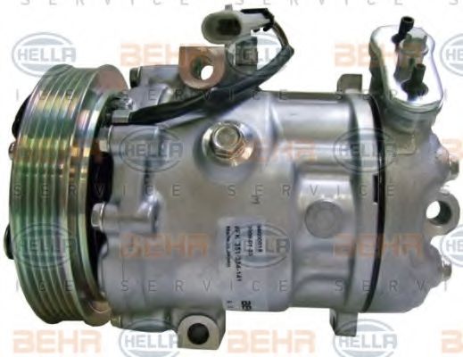 HELLA 8FK 351 334-141 Компрессор, кондиционер 