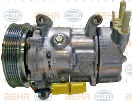 HELLA 8FK 351 334-161 Компрессор, кондиционер 