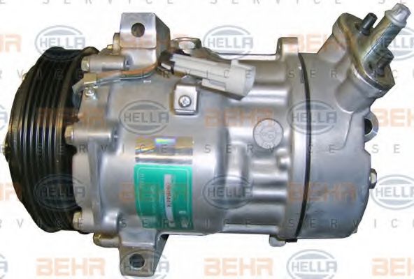HELLA 8FK 351 334-301 Компрессор, кондиционер 