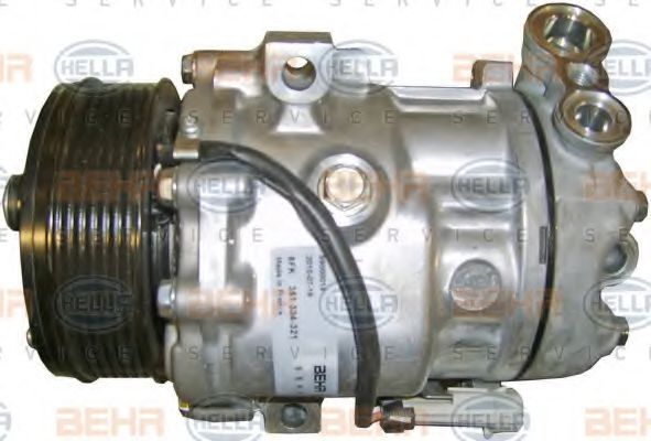 HELLA 8FK 351 334-321 Компрессор, кондиционер 