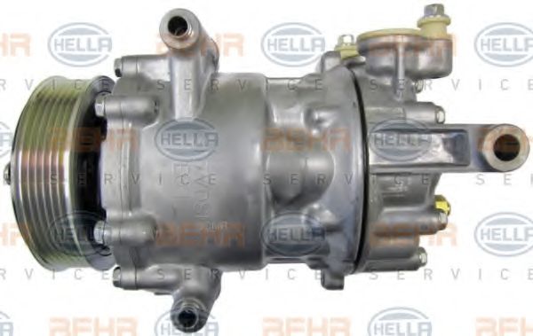 HELLA 8FK 351 334-401 Компрессор, кондиционер 